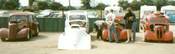 left to right; Ian Norman, Bob Nixon, Frank Griffin, Cliff Griffin.